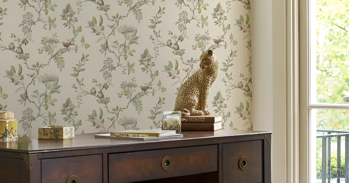 Floral concept wallpaper for your room